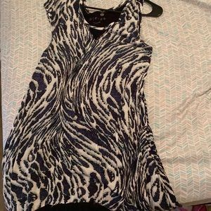 Cute black and white dress!